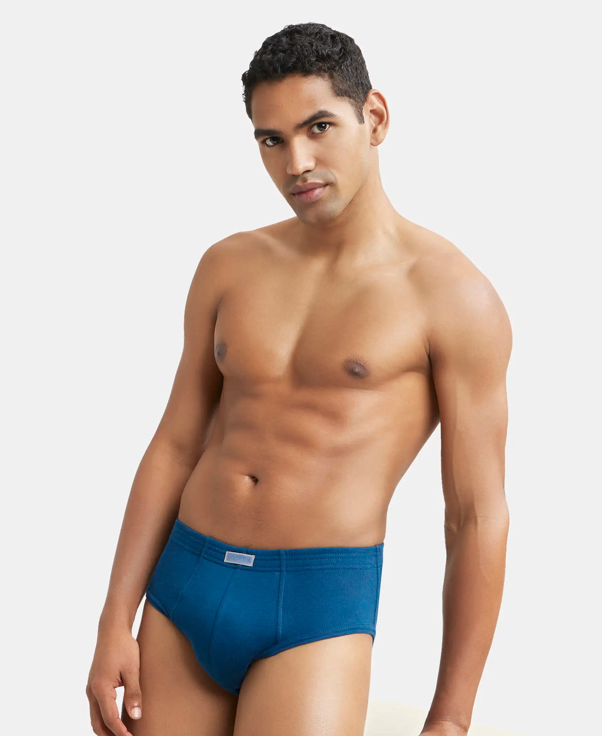 Super Combed Cotton Rib Solid Brief with StayFresh Treatment - Assorted