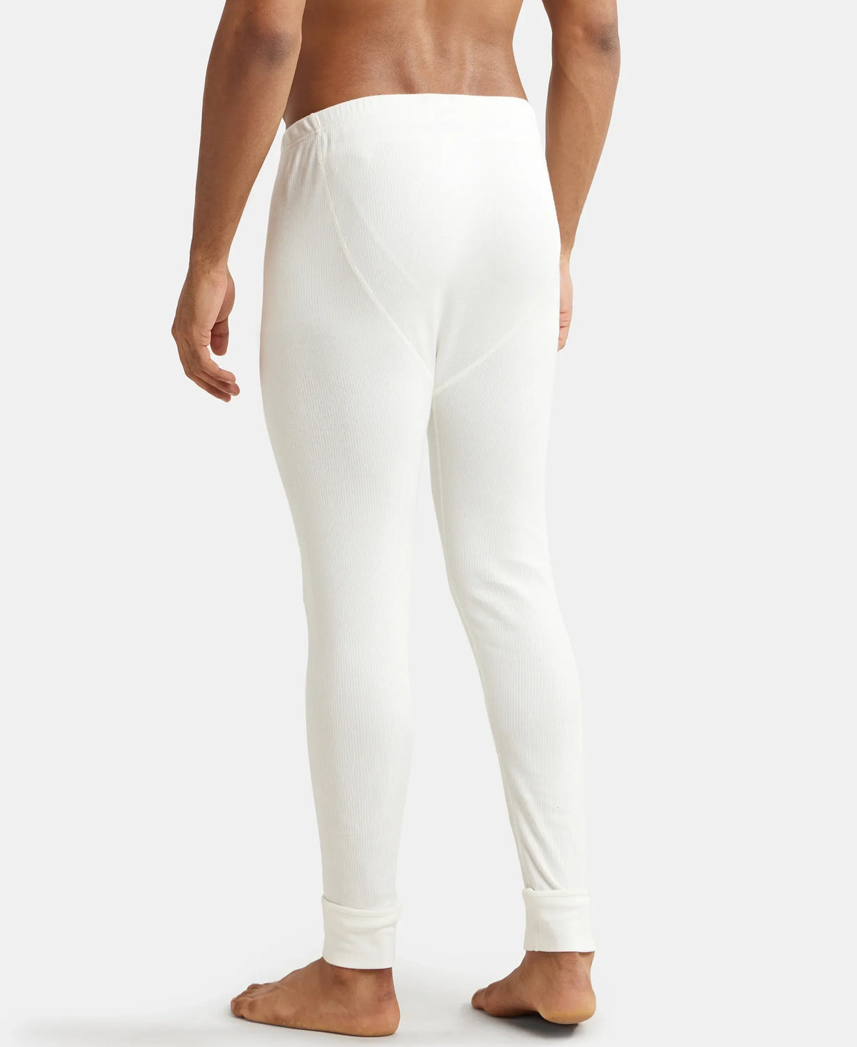 Extra Warmth Super Combed Cotton Rich Thermal Long Johns with StayWarm Technology - Off White