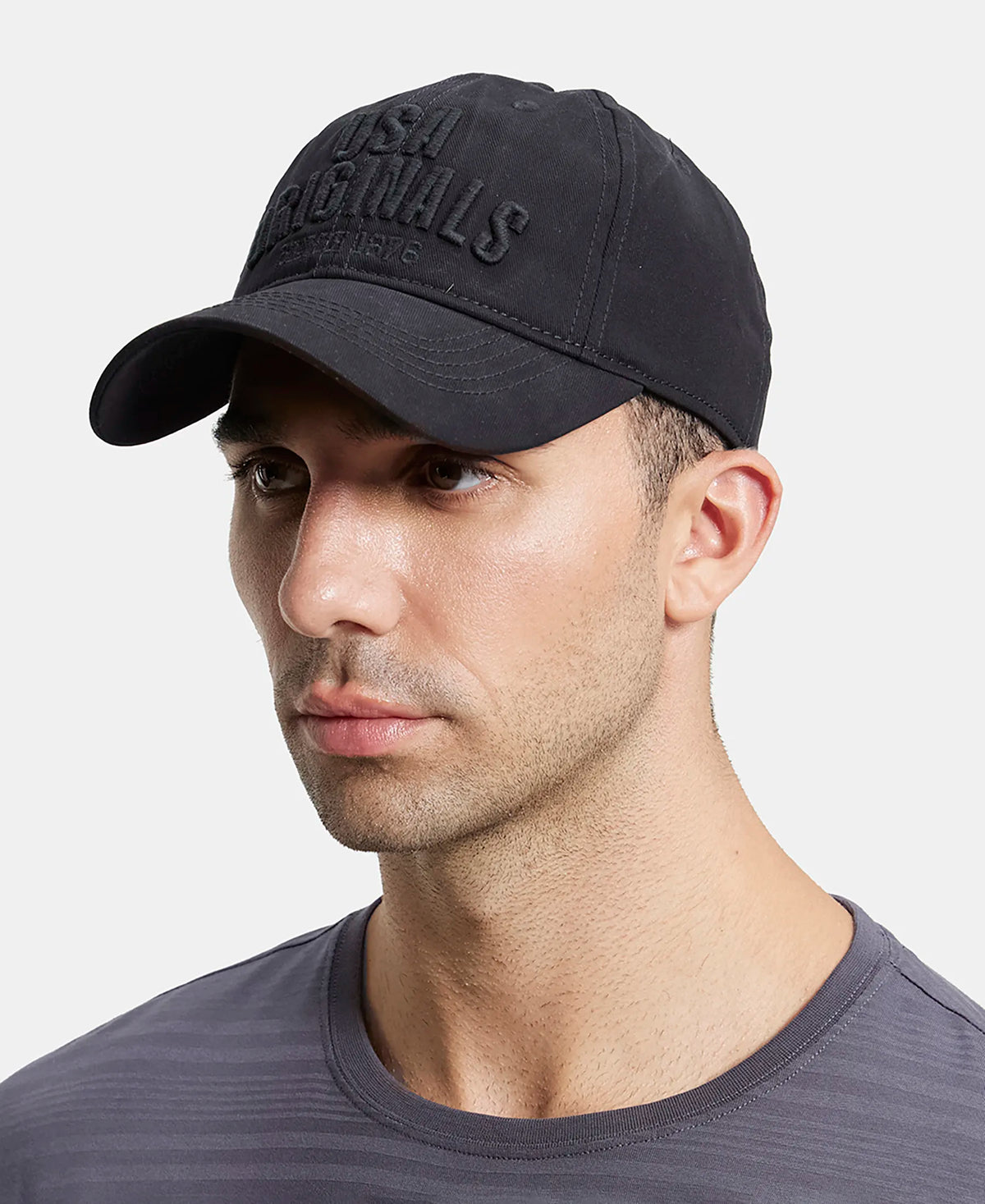 Super Combed Cotton Solid Cap with Adjustable Back Closure - Assorted