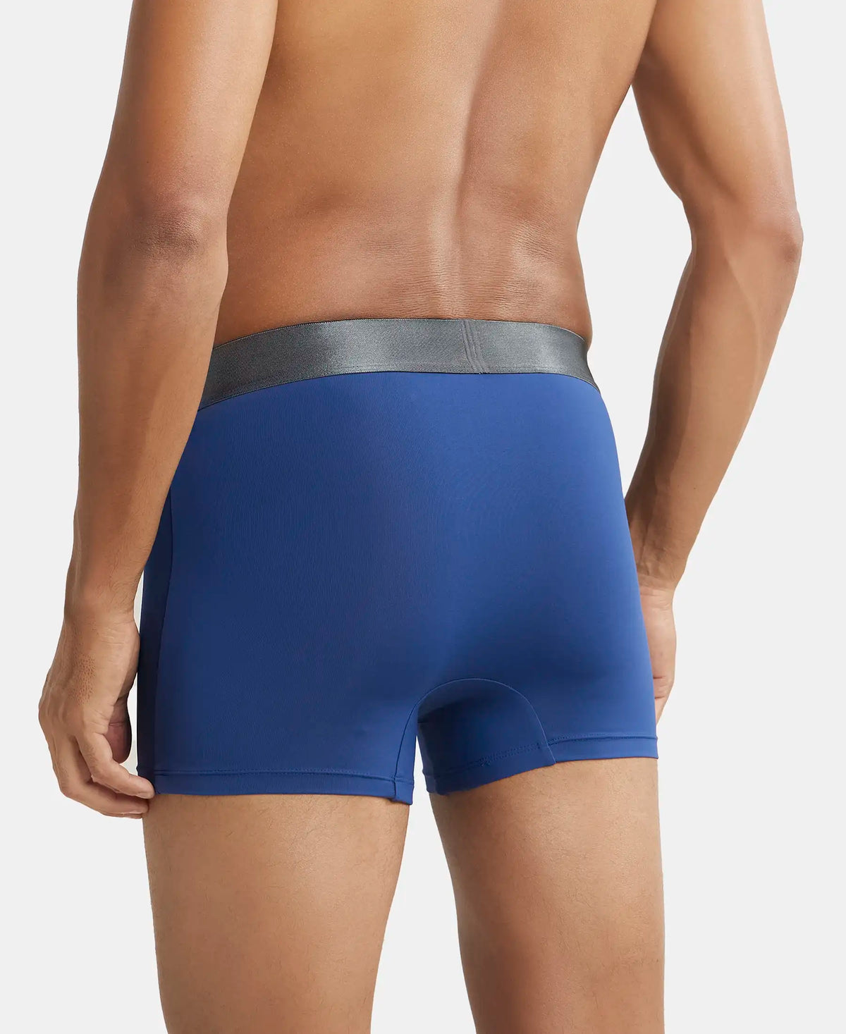 Tactel Microfiber Elastane Stretch Solid Trunk with Moisture Move Properties - Royal Blue