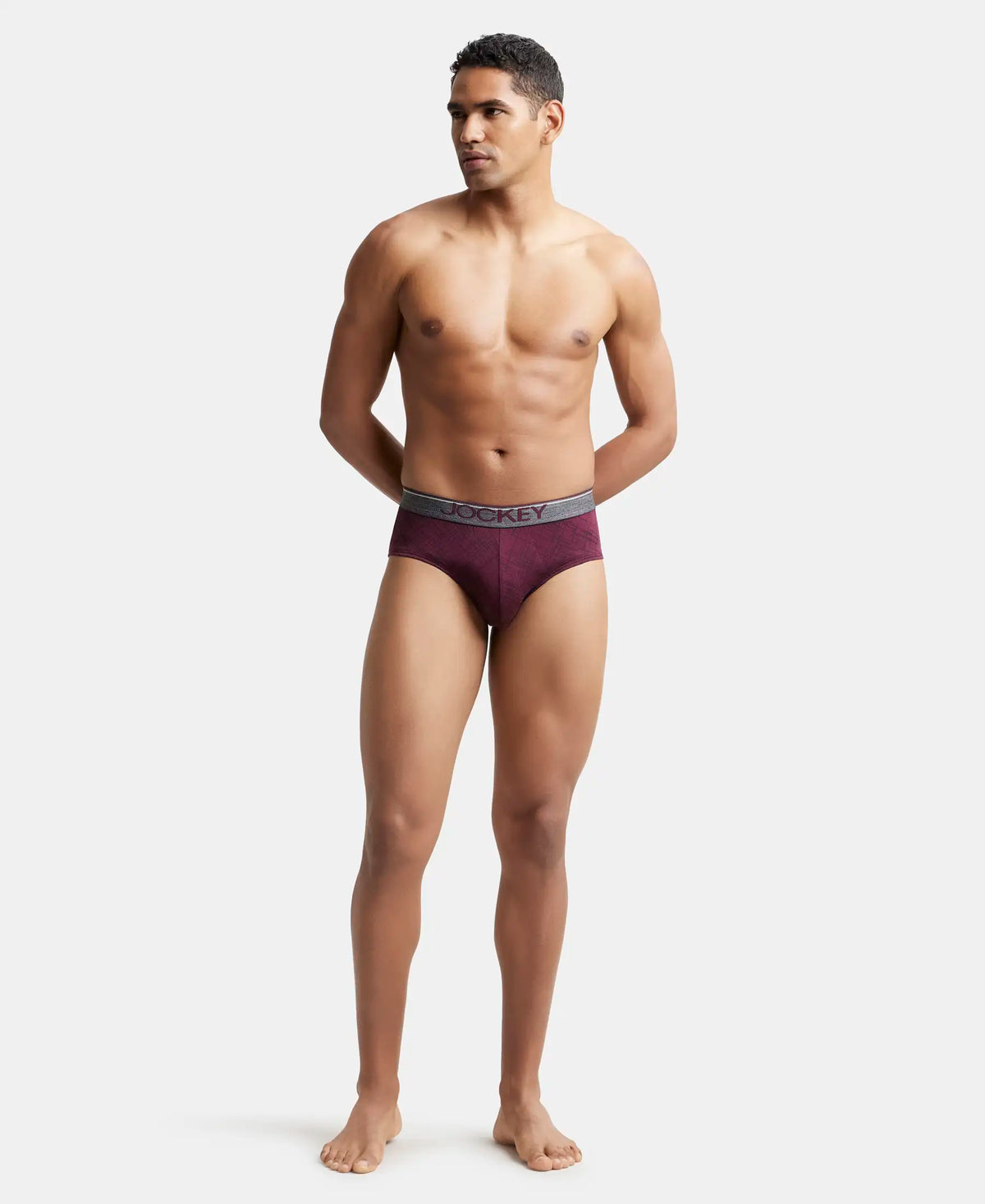 Super Combed Cotton Printed Brief with Ultrasoft Waistband - Assorted (Pack of 2)