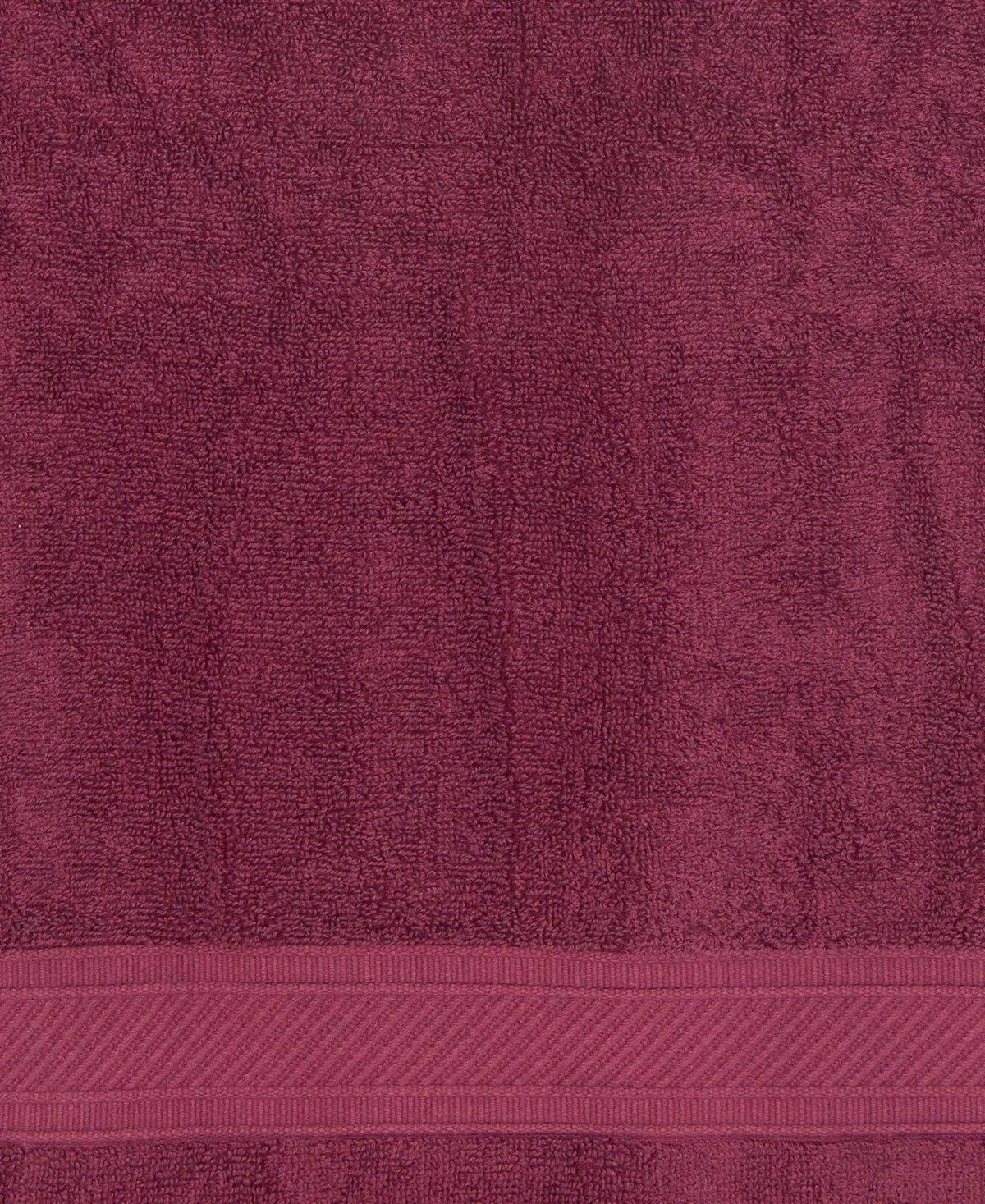 Cotton Terry Ultrasoft and Durable Solid Bath Towel - Burgundy