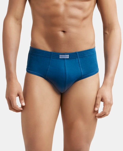 Super Combed Cotton Rib Solid Brief with StayFresh Treatment - Assorted