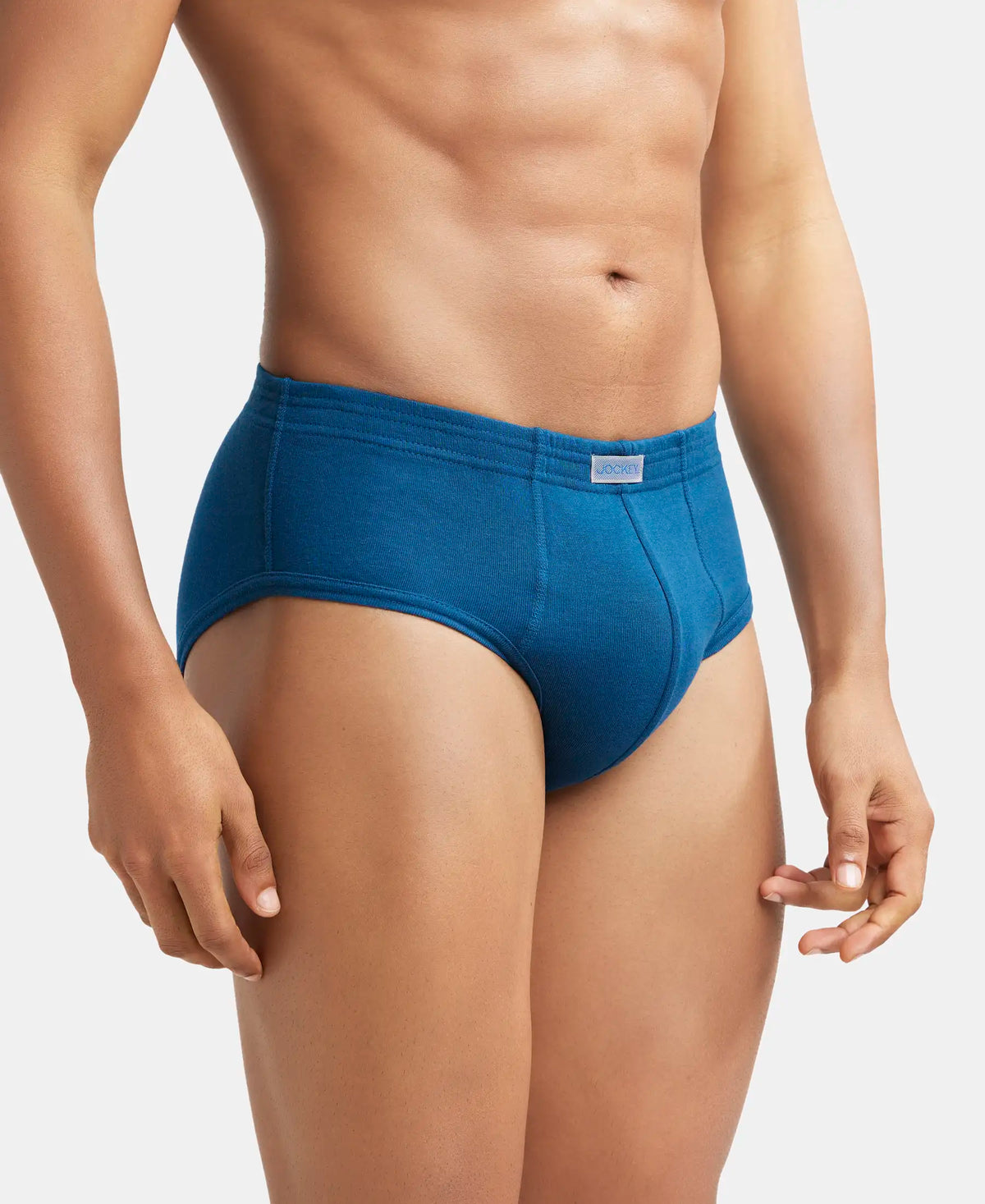 Super Combed Cotton Rib Solid Brief with StayFresh Treatment - Assorted