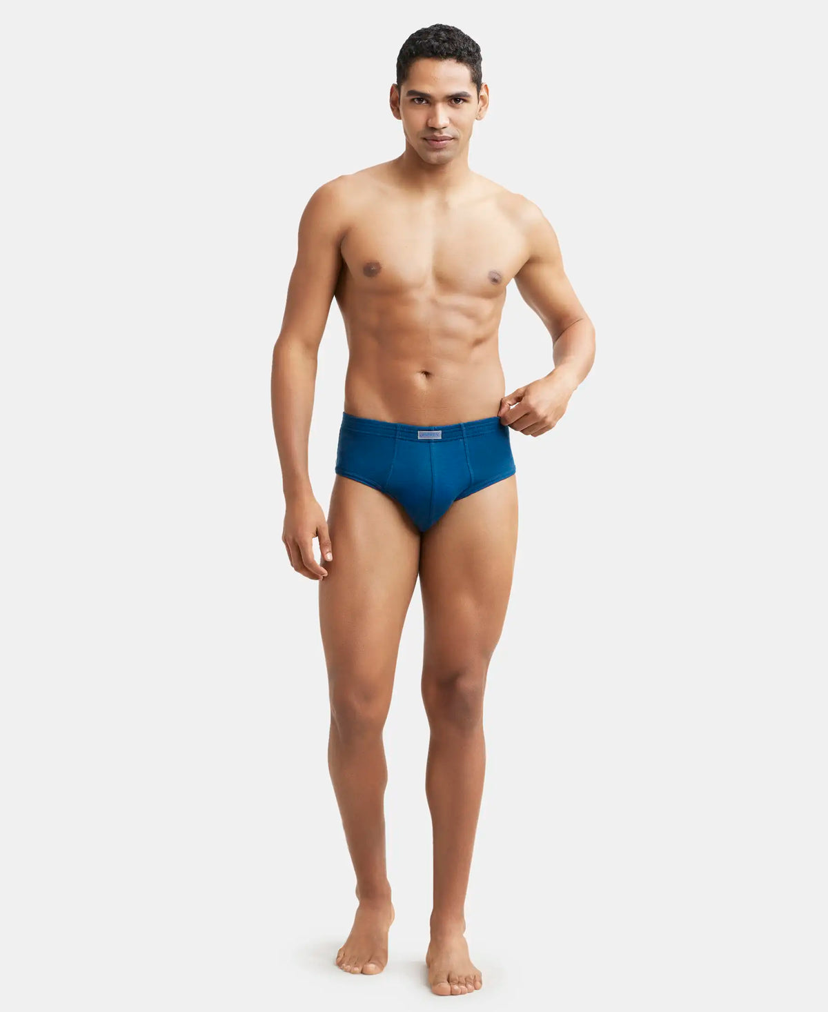 Super Combed Cotton Rib Solid Brief with StayFresh Treatment - Assorted