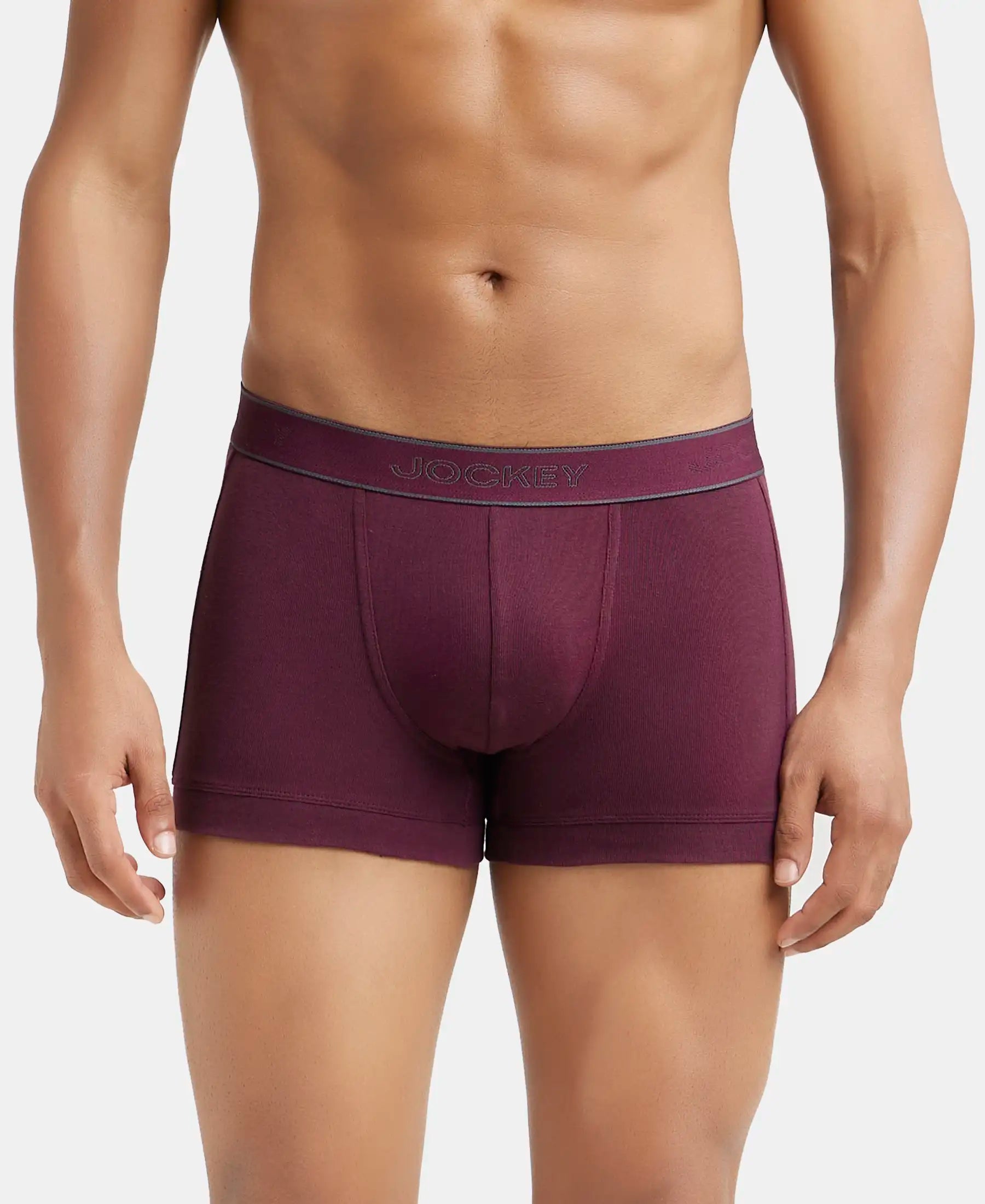 Super Combed Cotton Rib Solid Trunk with StayFresh Treatment - Assorted