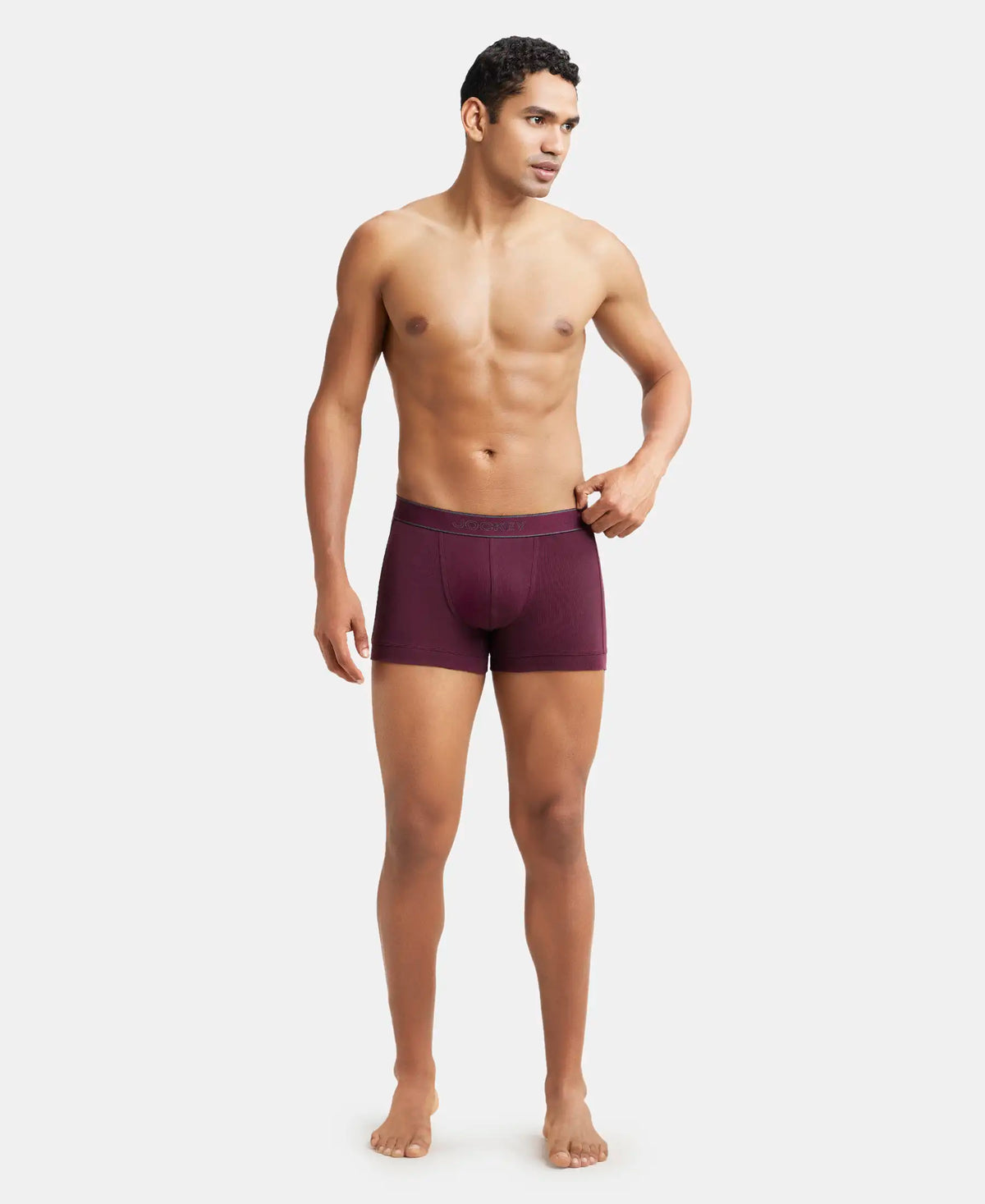 Super Combed Cotton Rib Solid Trunk with StayFresh Treatment - Assorted