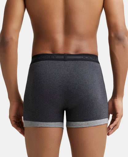 Super Combed Cotton Rib Solid Boxer Brief with StayFresh Treatment - Assorted