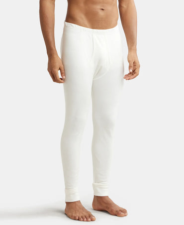 Extra Warmth Super Combed Cotton Rich Thermal Long Johns with StayWarm Technology - Off White