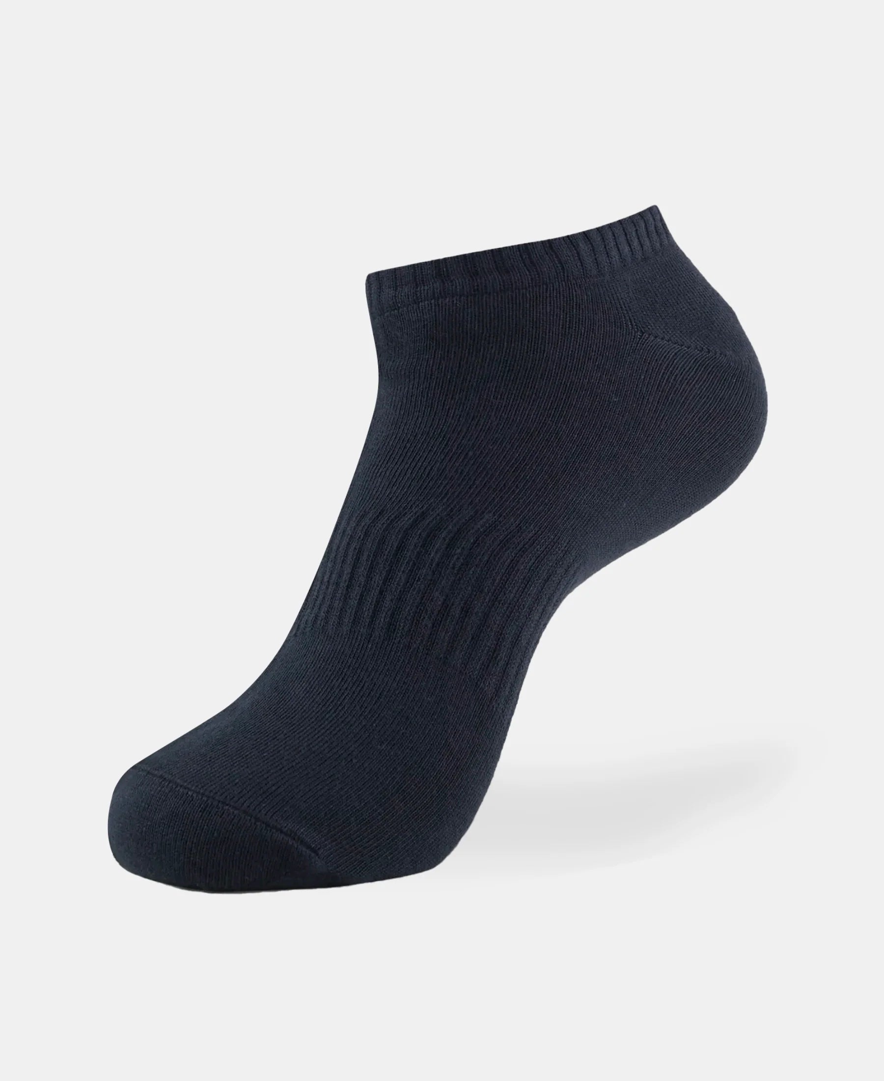 Compact Cotton Elastane Stretch Low Show Socks With StayFresh Treatment - Assorted