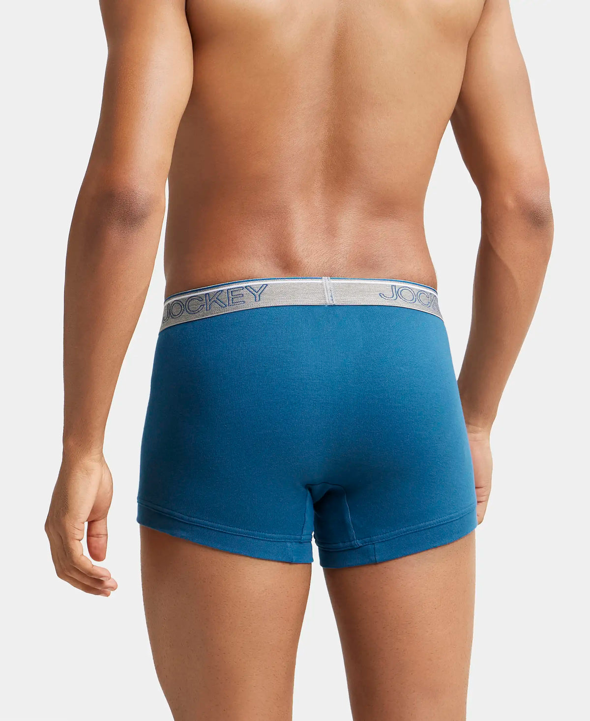 Super Combed Cotton Rib Solid Trunk with Ultrasoft Waistband - Seaport Teal