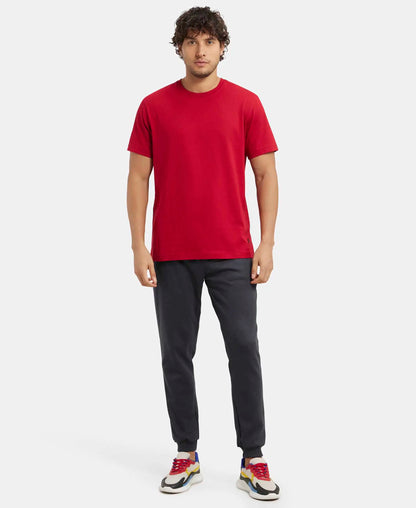 Super Combed Cotton Rich Pique Slim Fit Jogger with Zipper Pockets - Graphite