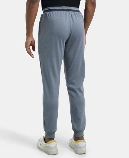 Super Combed Cotton Rich Pique Slim Fit Jogger with Zipper Pockets - Performance Grey