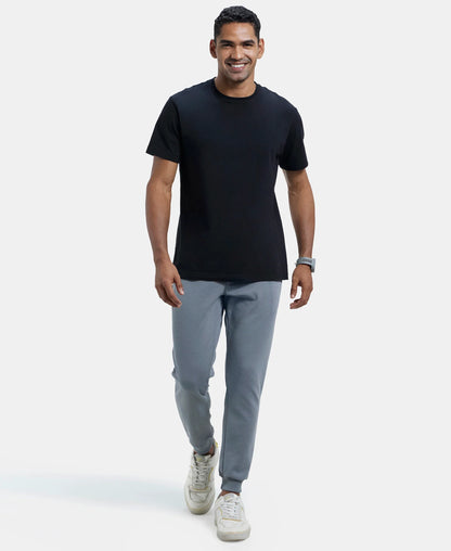Super Combed Cotton Rich Pique Slim Fit Jogger with Zipper Pockets - Performance Grey