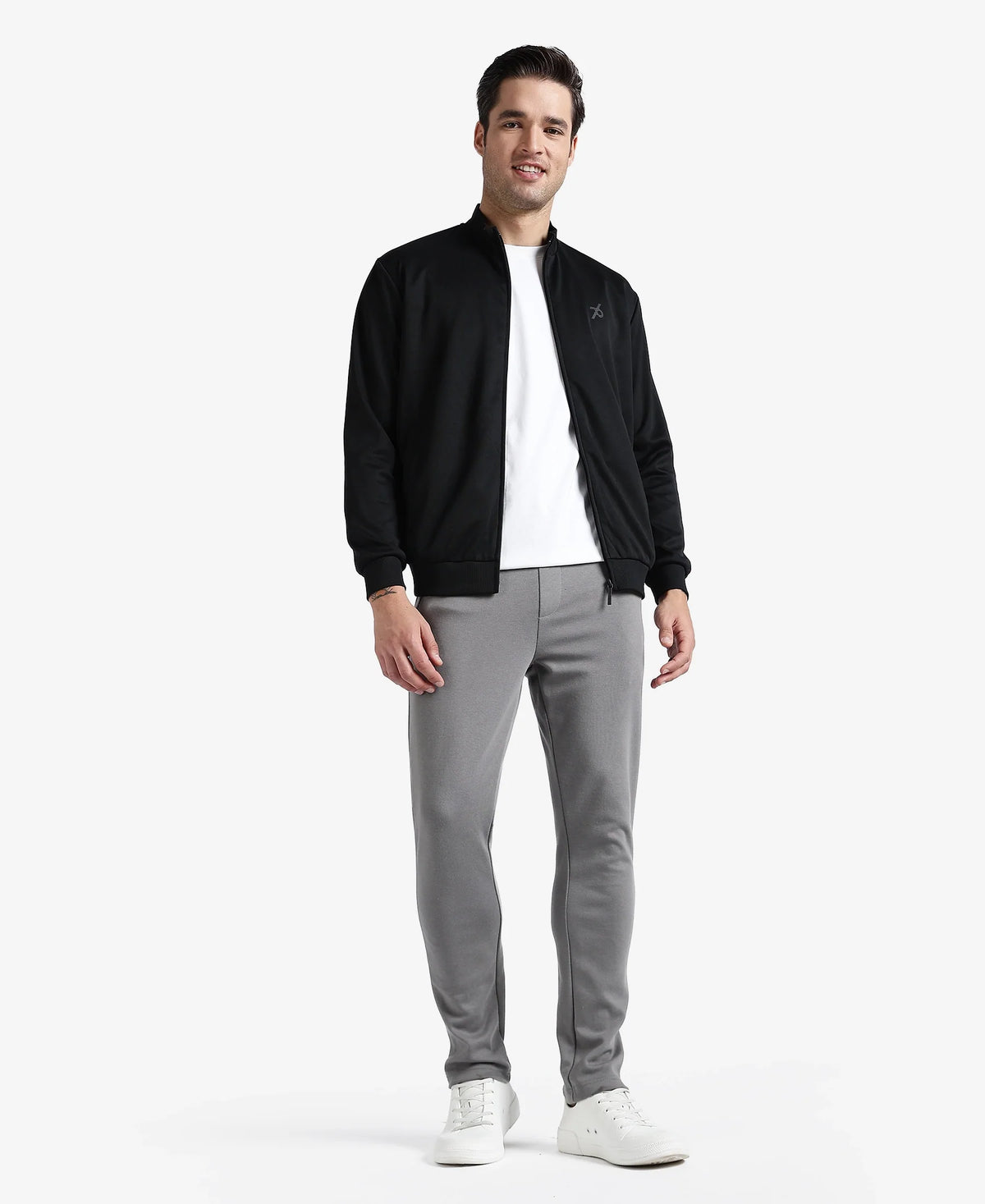 Microfiber Fabric Jacket with StayFresh Treatment - Black