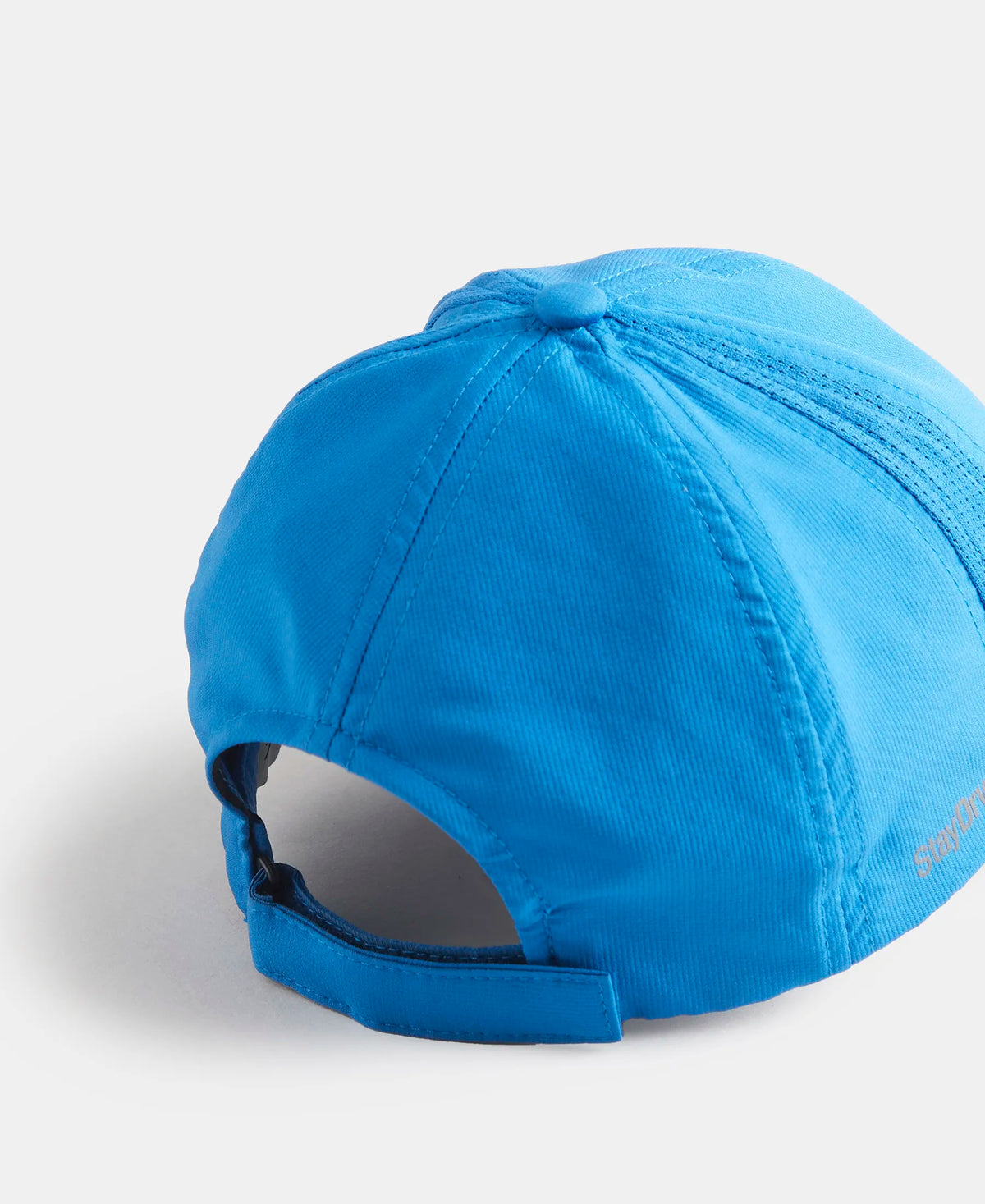 Polyester Solid Cap with Adjustable Back Closure and StayDry Technology - Move Blue