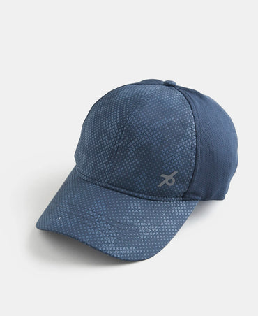 Polyester Printed Cap with Adjustable Back Closure and StayDry Technology - Navy