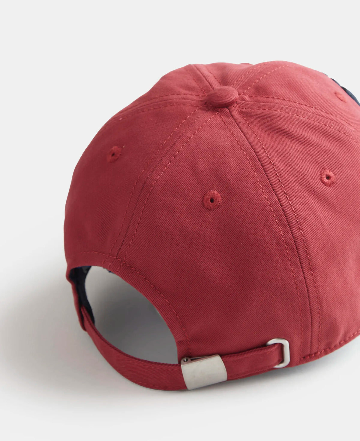 Super Combed Cotton Solid Cap with Adjustable Back Closure - Maroon