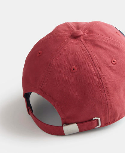Super Combed Cotton Solid Cap with Adjustable Back Closure - Maroon