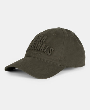 Super Combed Cotton Solid Cap with Adjustable Back Closure - Olive