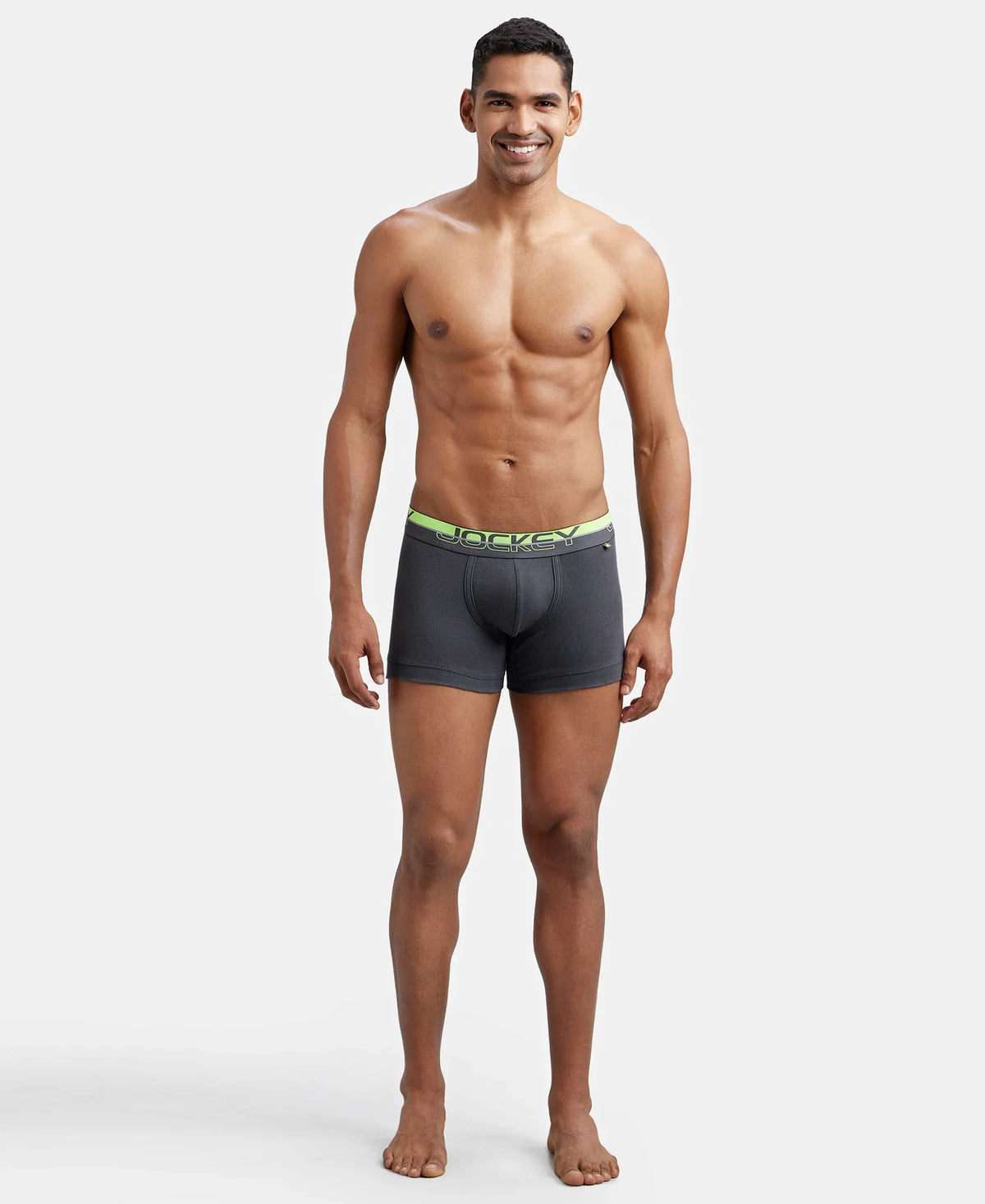 Super Combed Cotton Rib Solid Trunk with Ultrasoft Waistband - Assorted