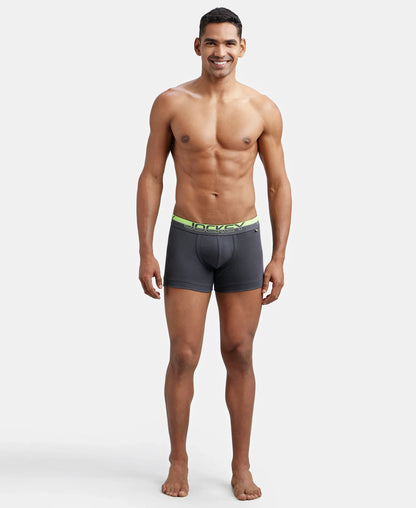 Super Combed Cotton Rib Solid Trunk with Ultrasoft Waistband - Assorted