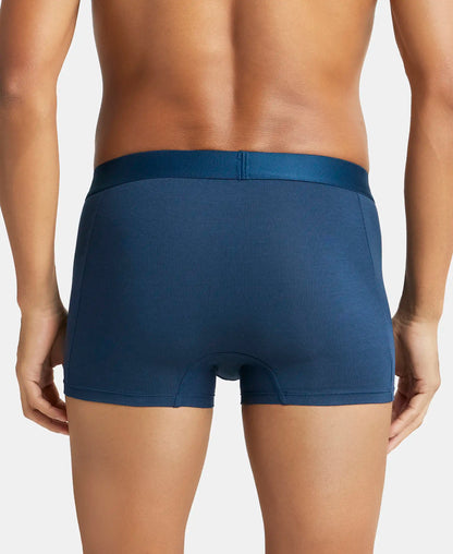 Tencel Micro Modal Cotton Elastane Stretch Solid Trunk with Natural StayFresh Properties - Petrol