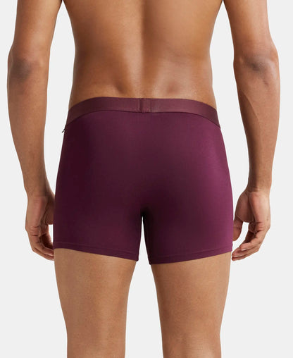 Tencel Micro Modal Cotton Elastane Stretch Solid Trunk with Natural StayFresh Properties - Wine Tasting