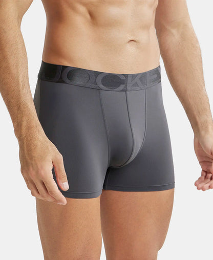 Tactel Microfiber Elastane Stretch Solid Trunk with Moisture Move Properties - Ebony