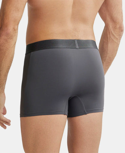 Tactel Microfiber Elastane Stretch Solid Trunk with Moisture Move Properties - Ebony
