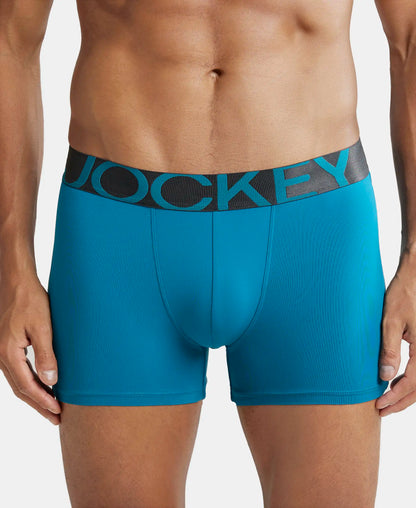 Tactel Microfiber Elastane Stretch Solid Trunk with Moisture Move Properties - Ocean Depth