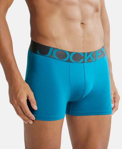 Tactel Microfiber Elastane Stretch Solid Trunk with Moisture Move Properties - Ocean Depth