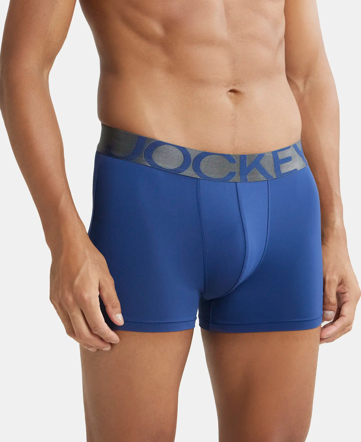 Tactel Microfiber Elastane Stretch Solid Trunk with Moisture Move Properties - Royal Blue
