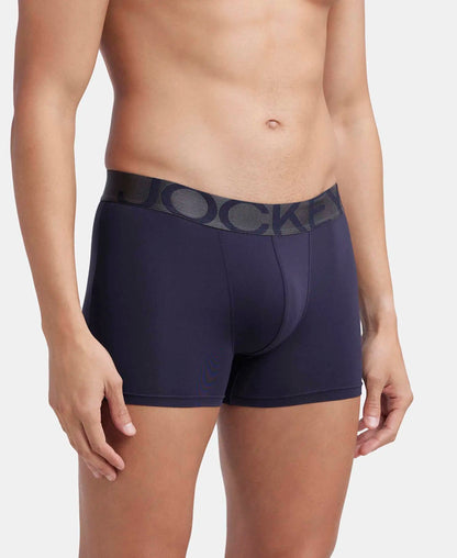 Tactel Microfiber Elastane Stretch Solid Trunk with Moisture Move Properties - True Navy