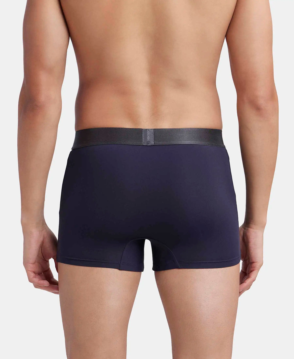 Tactel Microfiber Elastane Stretch Solid Trunk with Moisture Move Properties - True Navy