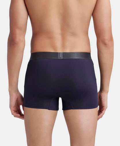 Tactel Microfiber Elastane Stretch Solid Trunk with Moisture Move Properties - True Navy