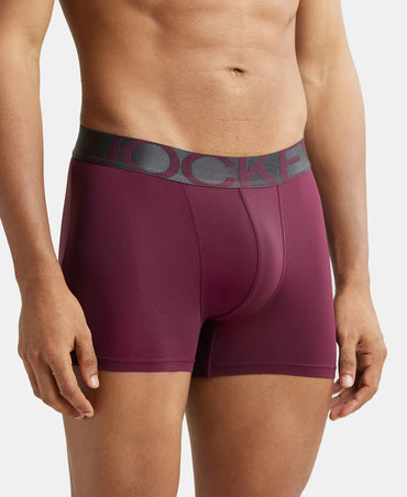 Tactel Microfiber Elastane Stretch Solid Trunk with Moisture Move Properties - Wine Tasting