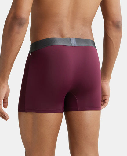 Tactel Microfiber Elastane Stretch Solid Trunk with Moisture Move Properties - Wine Tasting
