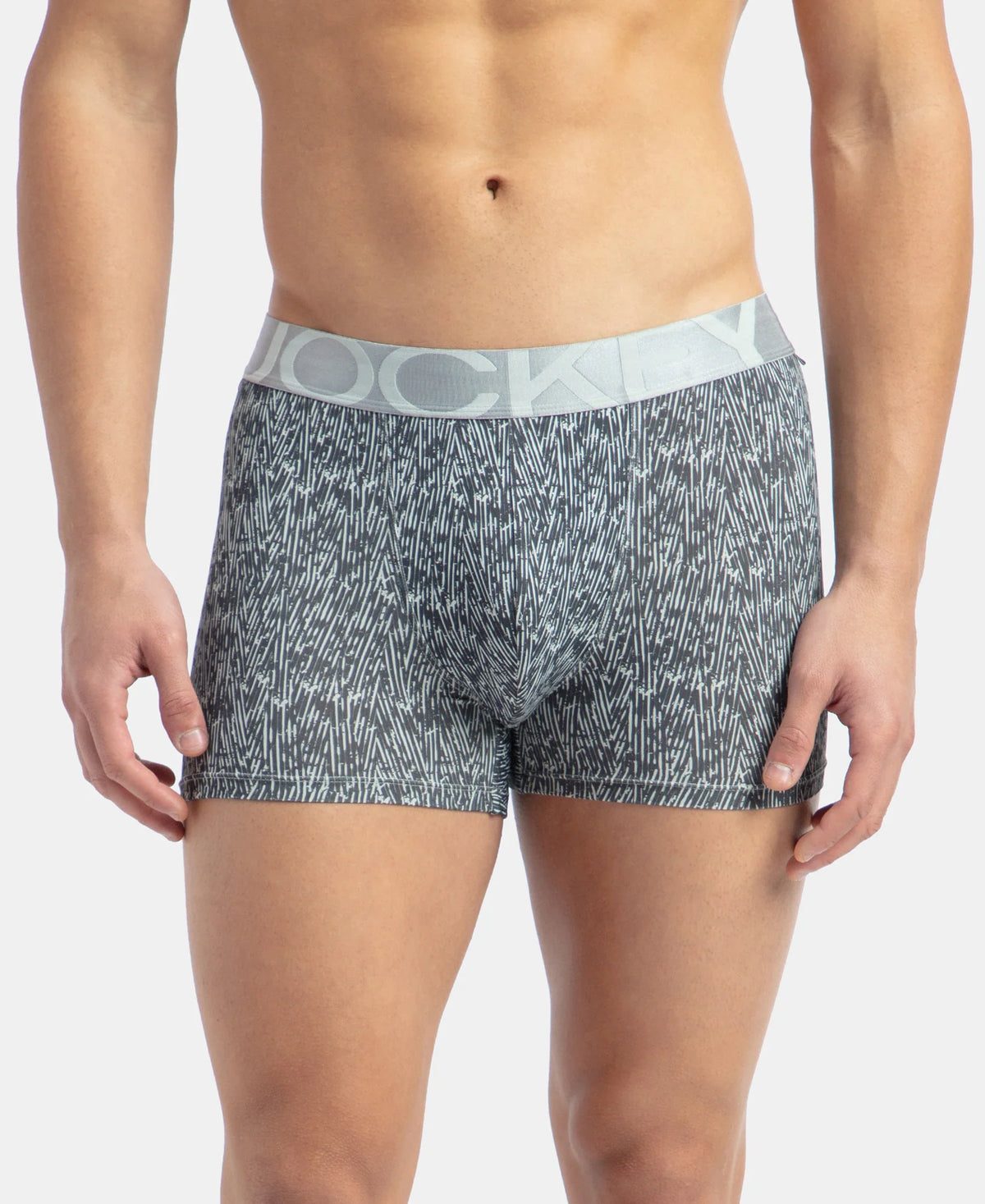Tactel Microfiber Elastane Stretch Printed Trunk with Moisture Move Properties - High Rise