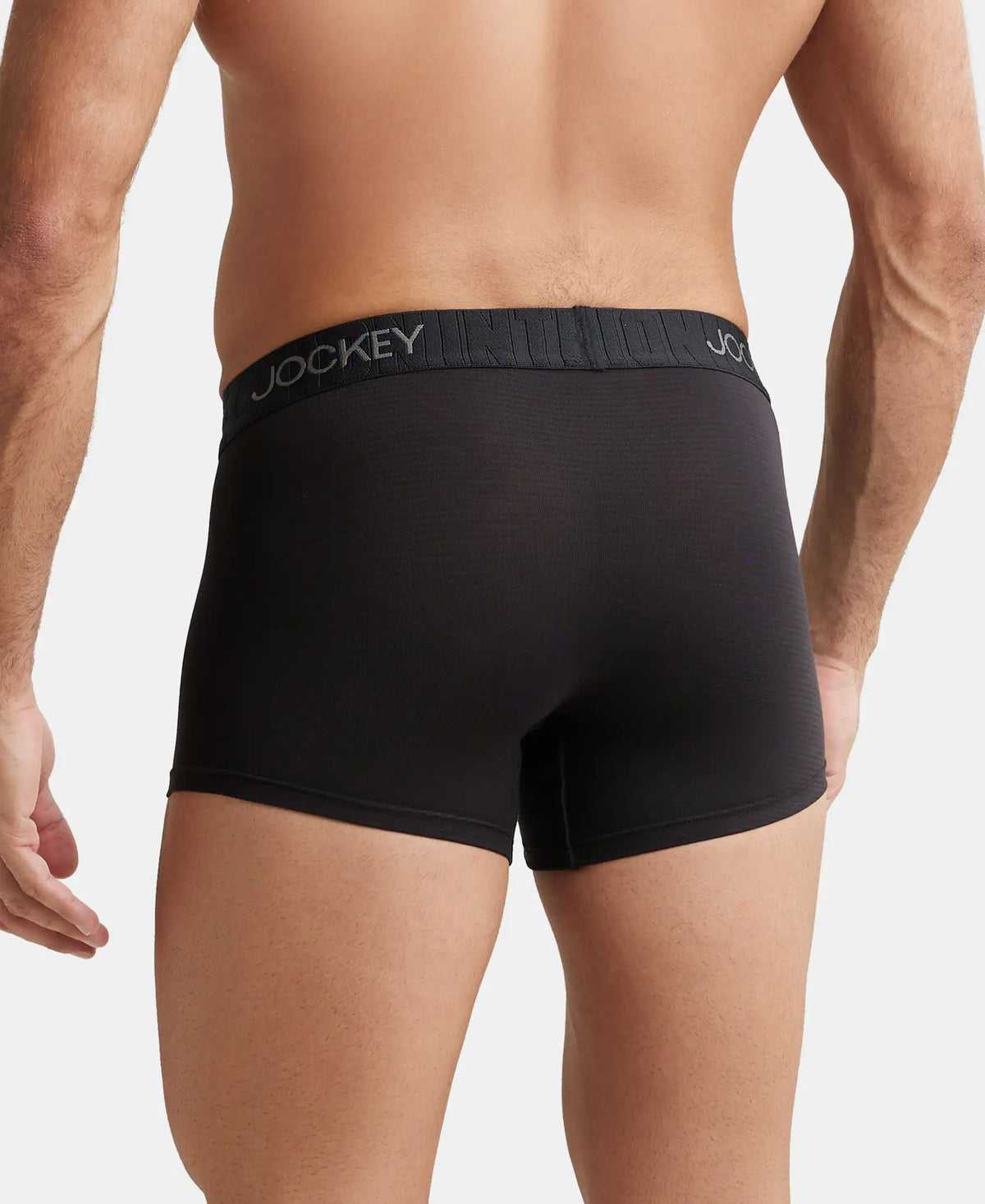 Supima Cotton Elastane Stretch Solid Trunk with Ultrasoft Waistband - Black