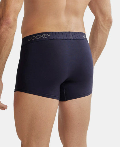 Supima Cotton Elastane Stretch Solid Trunk with Ultrasoft Waistband - True Navy