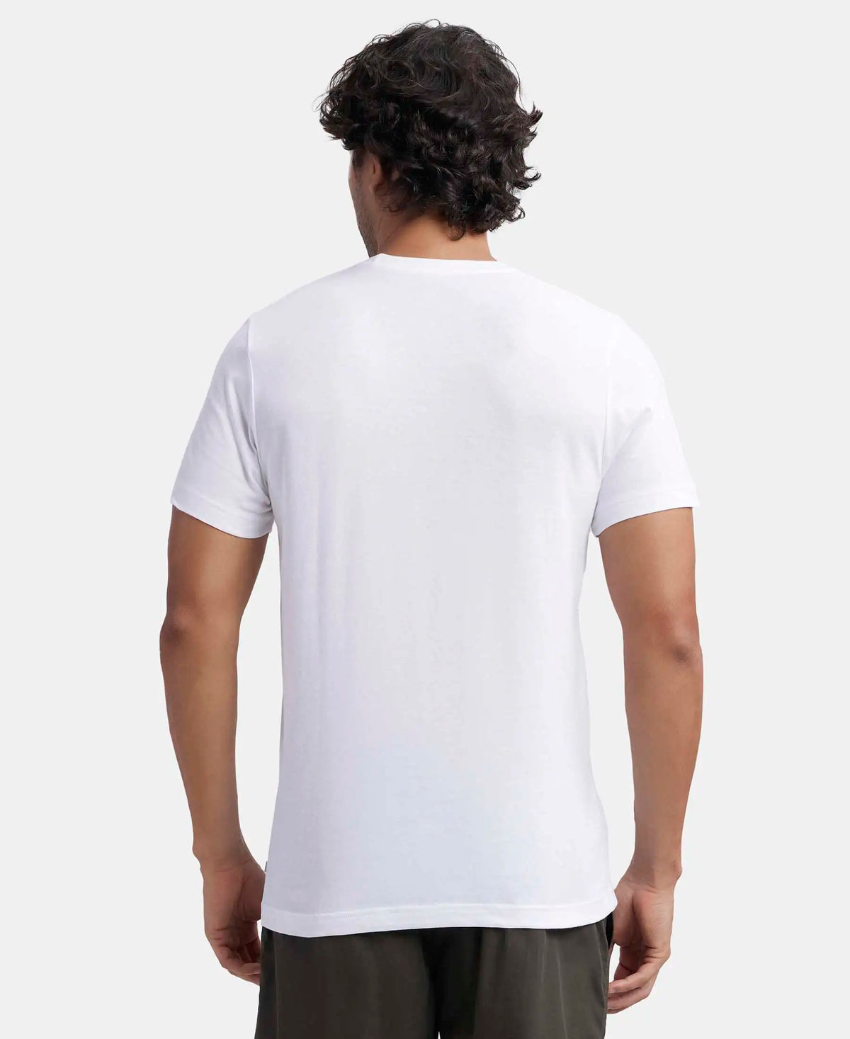 Super Combed Cotton Half Sleeved Inner T-Shirt - White