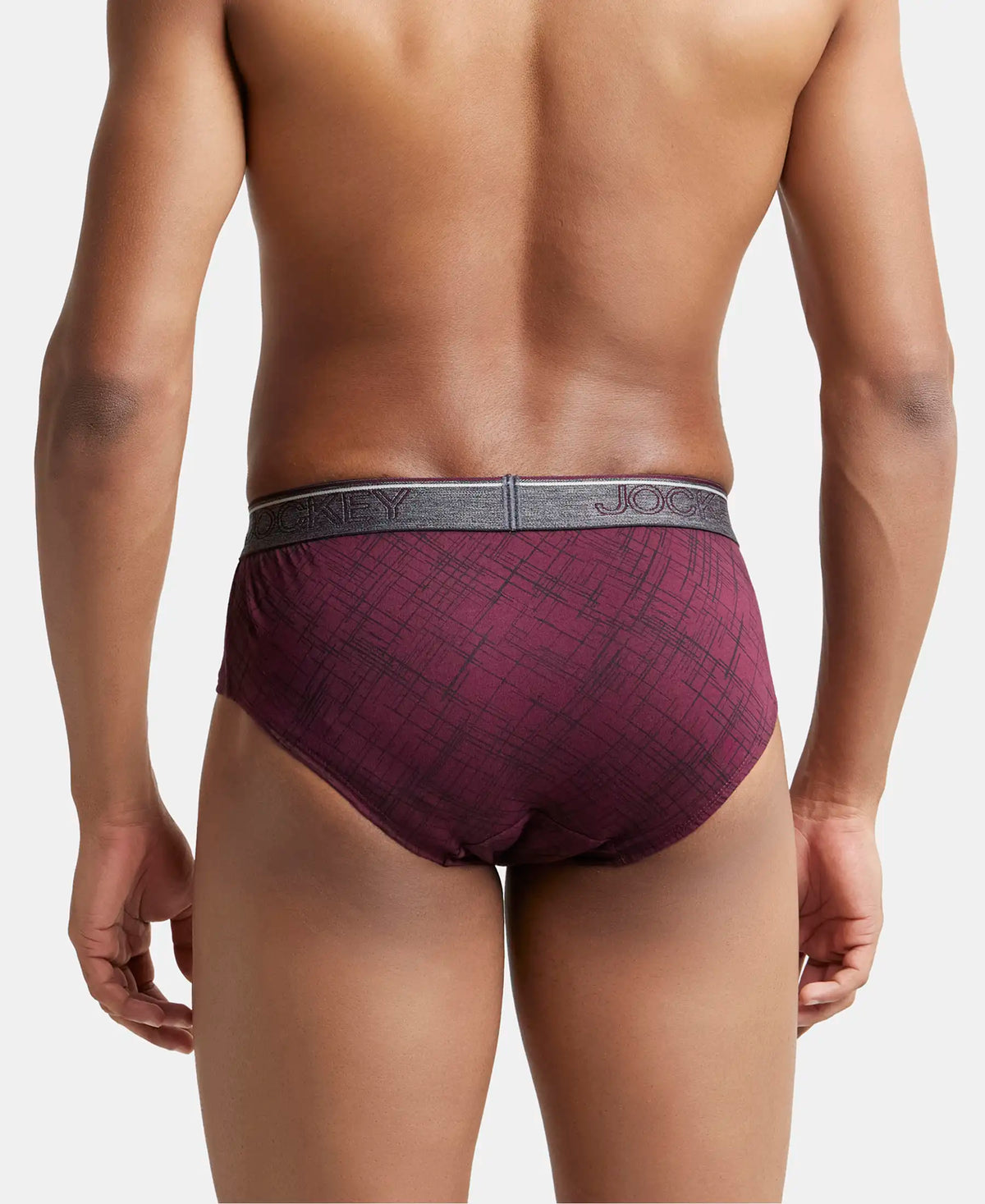 Super Combed Cotton Printed Brief with Ultrasoft Waistband - Assorted (Pack of 2)