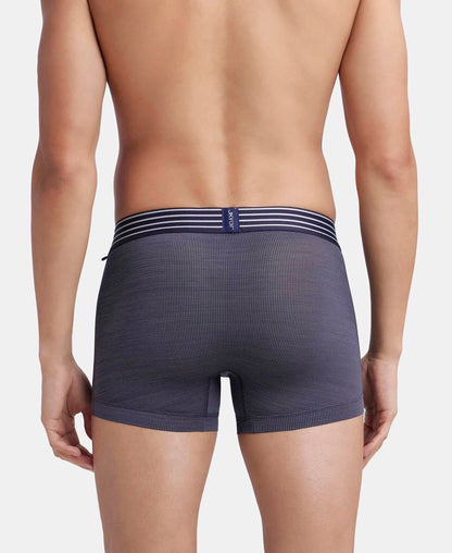 Microfiber Mesh Elastane Stretch Performance Trunk with StayDry Technology - True Navy