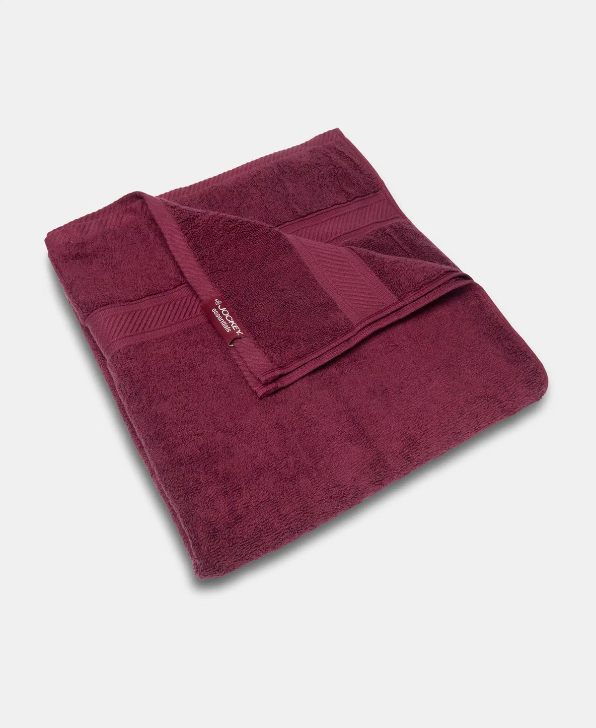 Cotton Terry Ultrasoft and Durable Solid Bath Towel - Burgundy