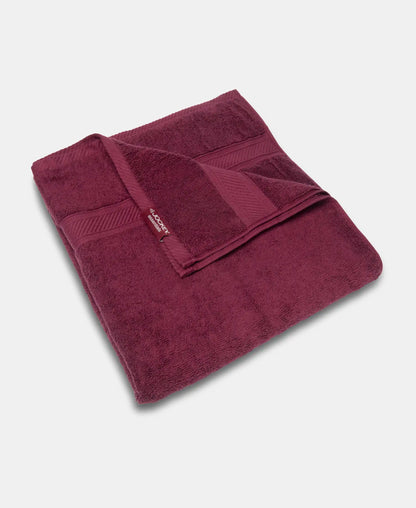 Cotton Terry Ultrasoft and Durable Solid Bath Towel - Burgundy