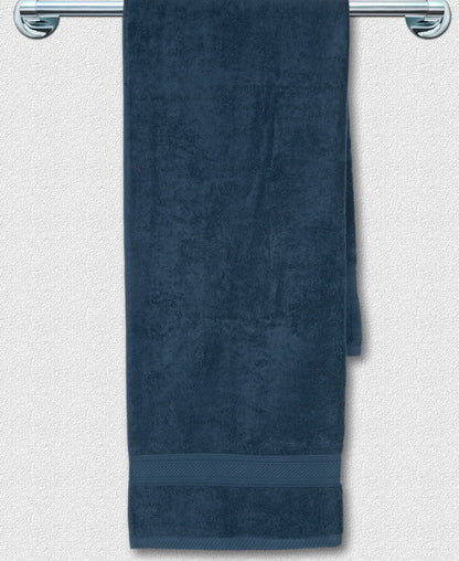 Cotton Terry Ultrasoft and Durable Solid Bath Towel - Navy