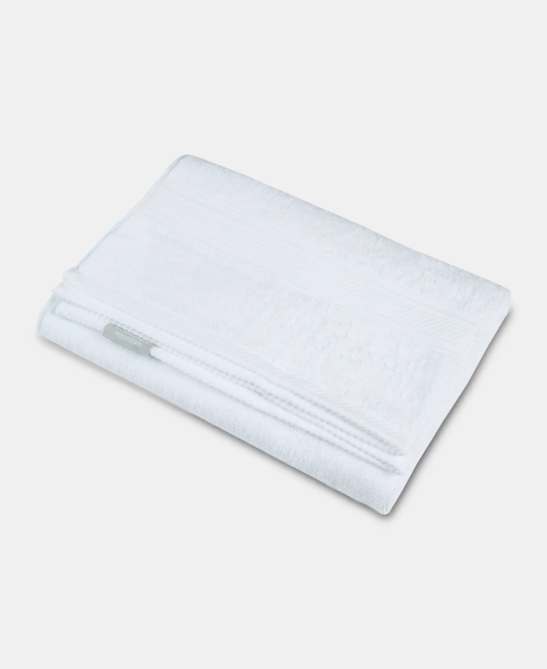 Cotton Terry Ultrasoft and Durable Solid Bath Towel - White