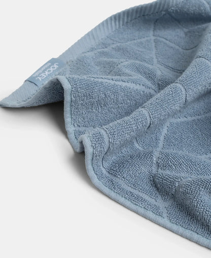 Cotton Terry Ultrasoft and Durable Patterned Bath Towel - Dusty Blue
