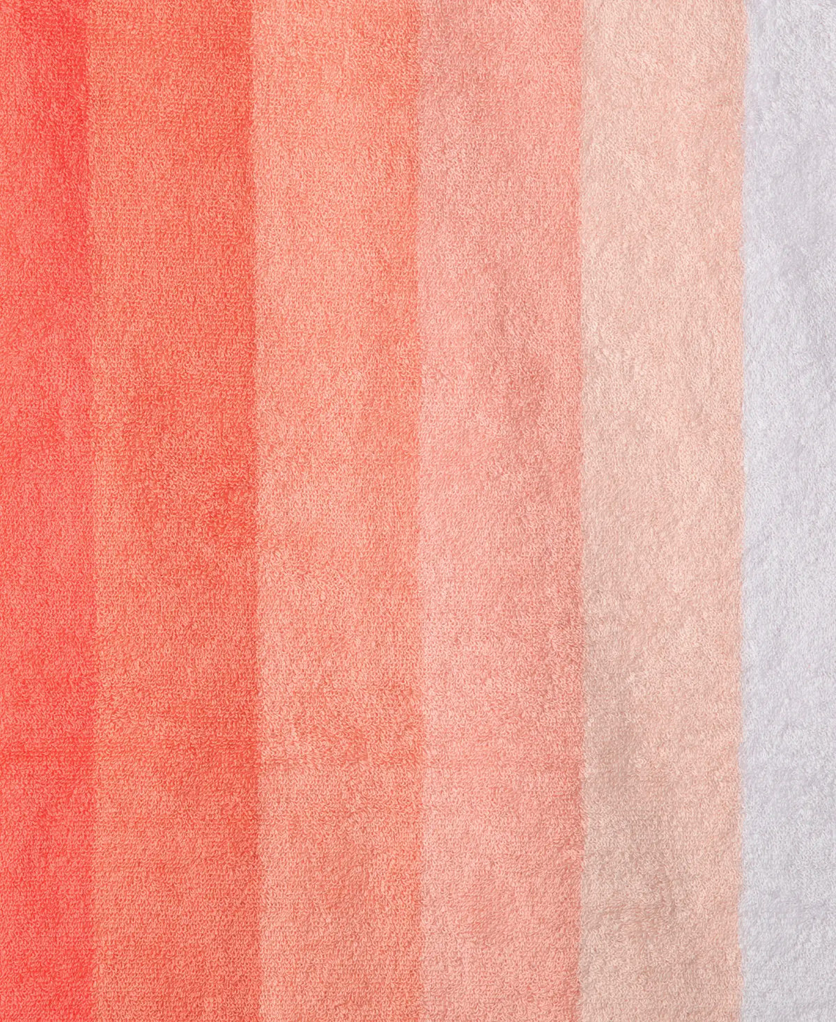 Cotton Terry Ultrasoft and Durable Striped Bath Towel - Coral